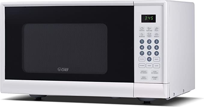 Commercial Chef CHM990W 900 Watt Counter Top Microwave Oven