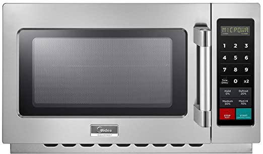 Midea Equipment 1034N1A Stainless Steel Countertop Commercial Microwave Oven